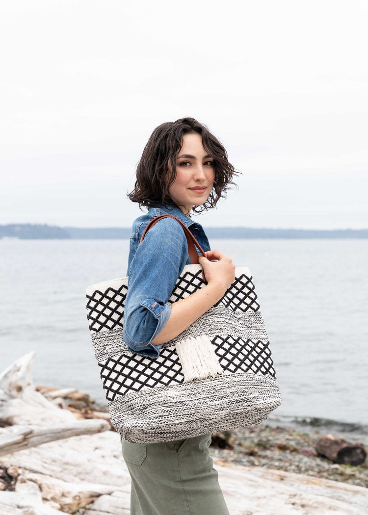 Checkered Tote